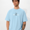 I'M BROKEN Oversized Printed T-Shirt