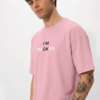 I'M BROKEN Oversized Printed T-Shirt